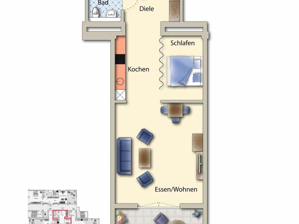 Wohnung 3 im 1. Obergeschoss