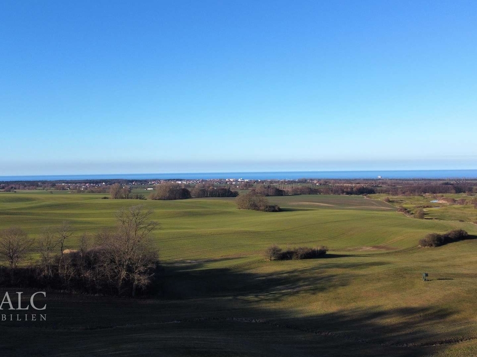 Blick von der Kühlung zur Ostsee