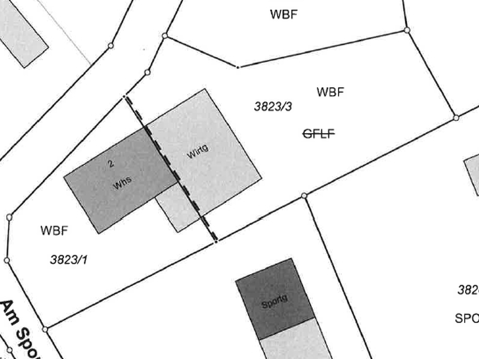 Lageplan Grundstück neu