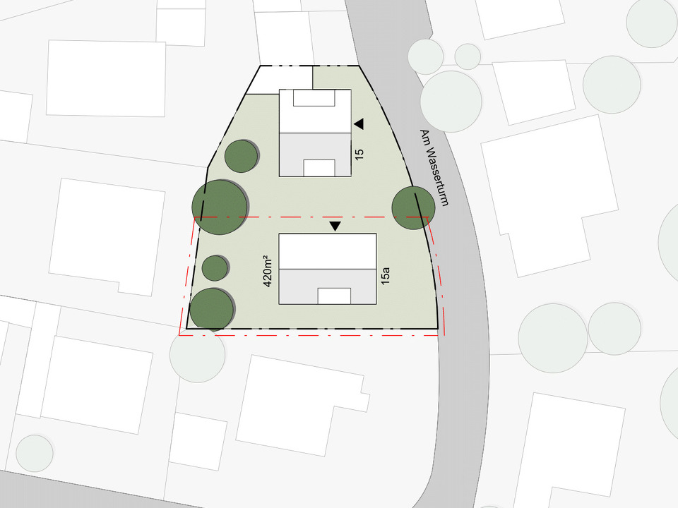 Odenthal - Am Wasserturm 15a Lageplan