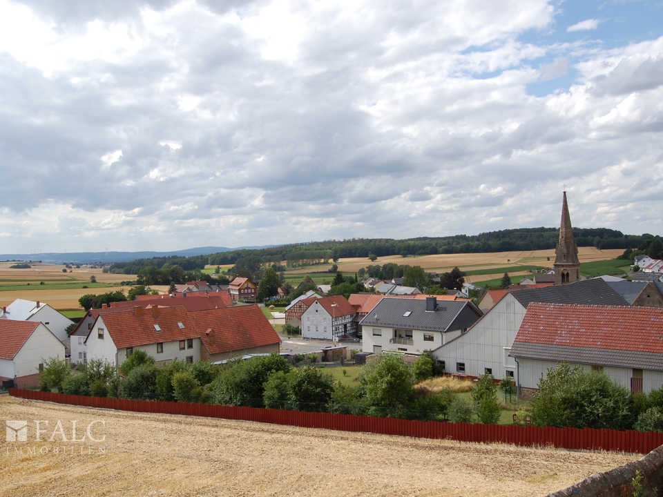 Sicht auf den Ort