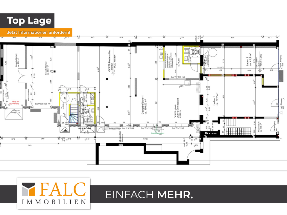 Plan EG bemaßt