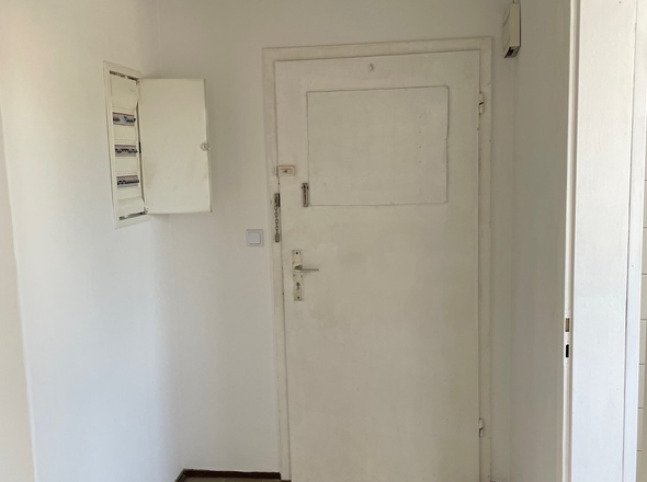 Blick vom Flur zur Wohnungstür