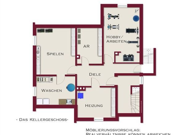 Die Raumaufteilung 3