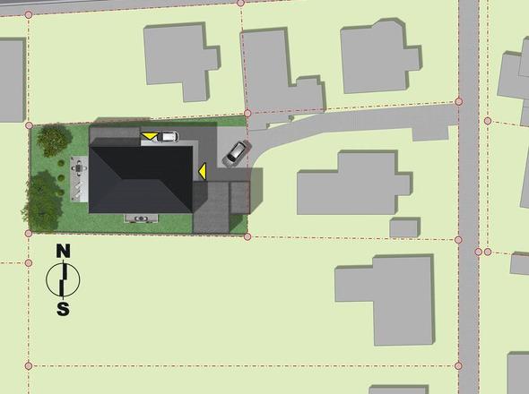 Lageplan Neubauprojekt 2-Familienhaus