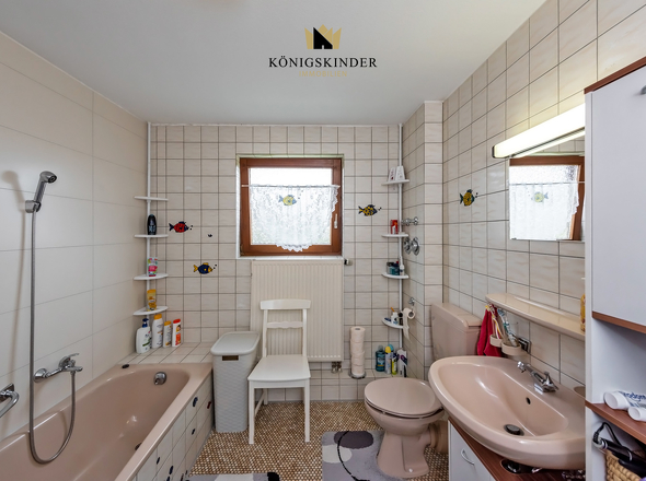 ...hinein ins kuschelige Bad.