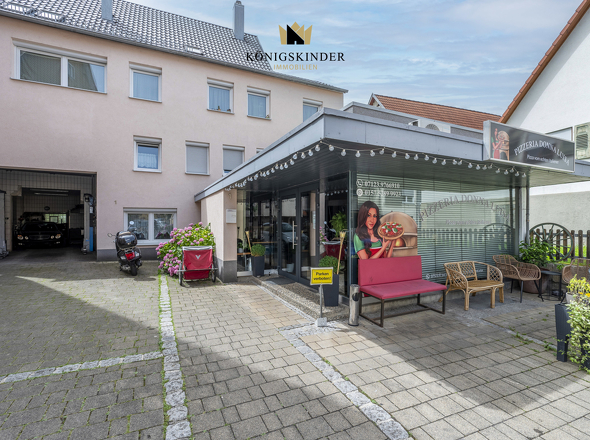 3 Familienhaus mit Pizzeria und Werkstatt