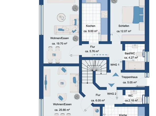 Grundriss Erdgeschoss