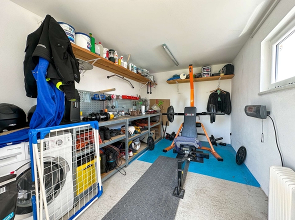 Hobbyraum im Nebengebäude