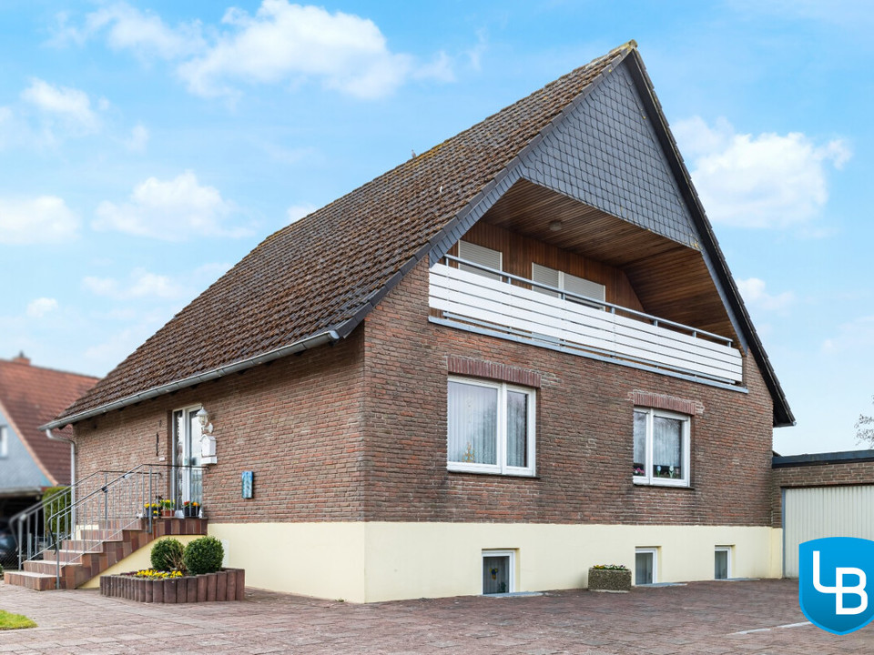 Hausansicht mit Loggia