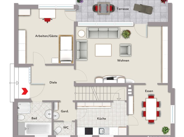 Grundriss Erdgeschoss