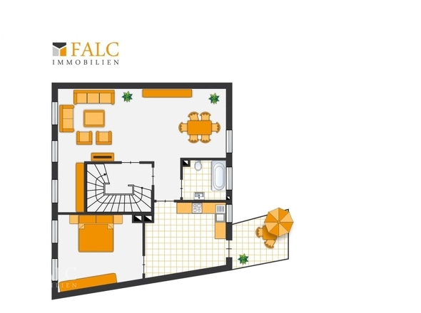 Grundriss 2. OG ohne Spitzboden
