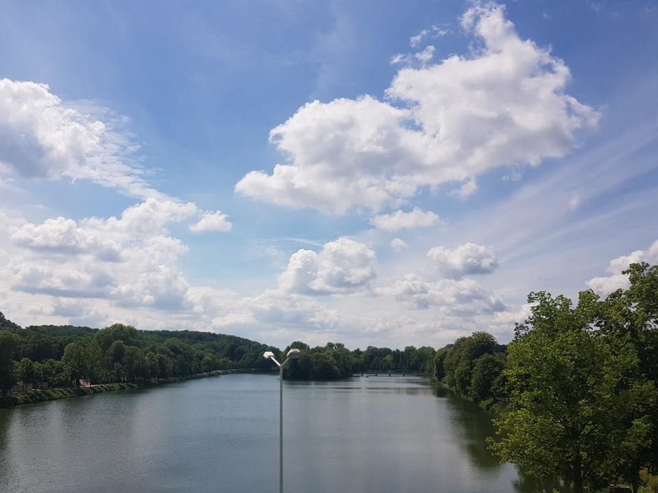 Ausblick zum großen Teich
