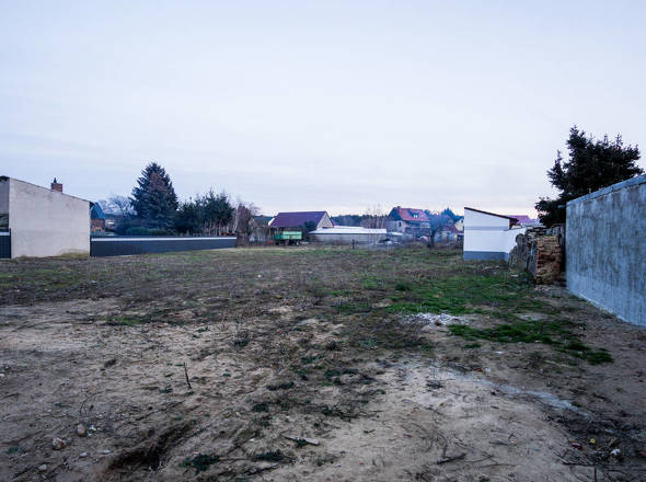 Blick aus rechter Grundstücksecke