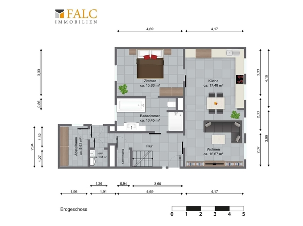 Grundriss Erdgeschoss