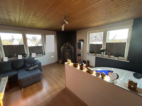 Wohnzimmer mit Sprudelbad