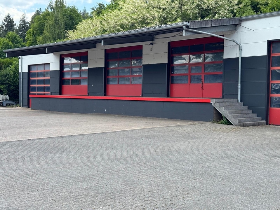 Halle Rampenbereich