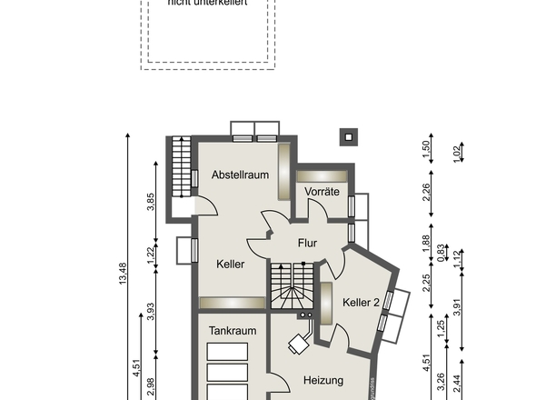 Grundriss Untergeschoss