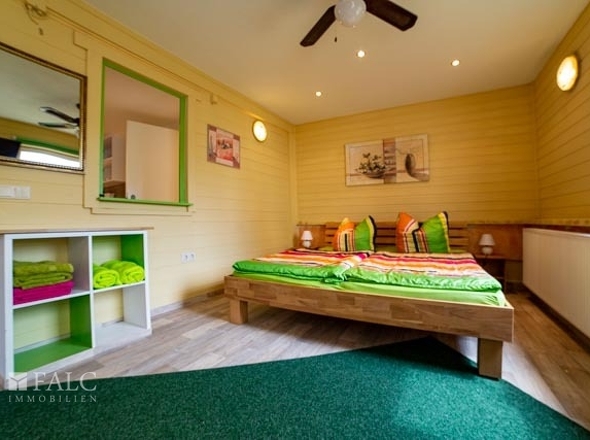 Schlafzimmer Ferienwohnung Nebengelass