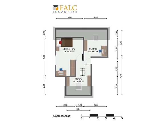 Grundriss Obergeschoss
