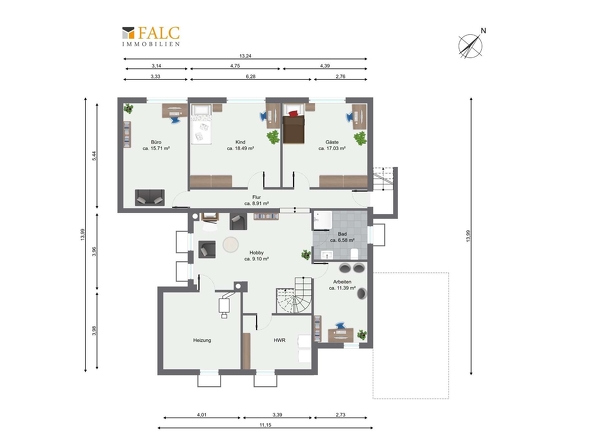 Grundriss Souterrain