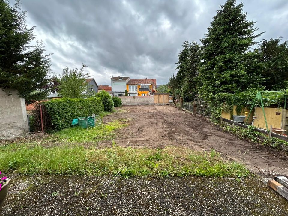 Grundstück bereits gerodet