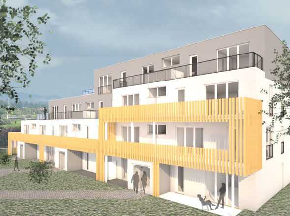 Visualisierung Hofseite