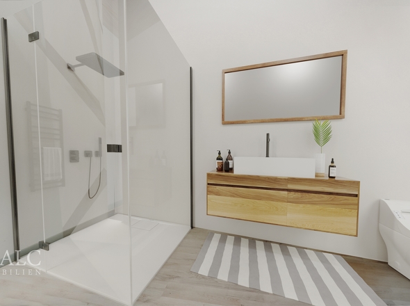 Visualisiertes Badezimmer
