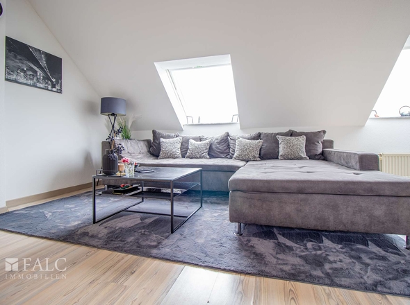 Geräumige Wohnzimmer