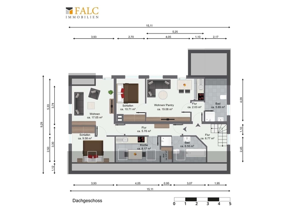 Grundriss Obergeschoss