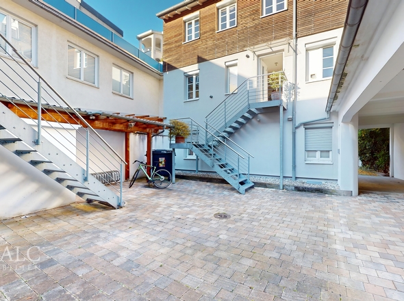 Innenhof Ansicht Mittelhaus