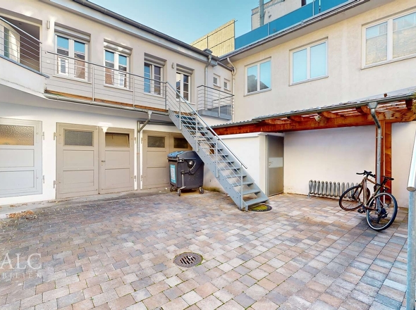 Innenhof Eingang Hinterhaus