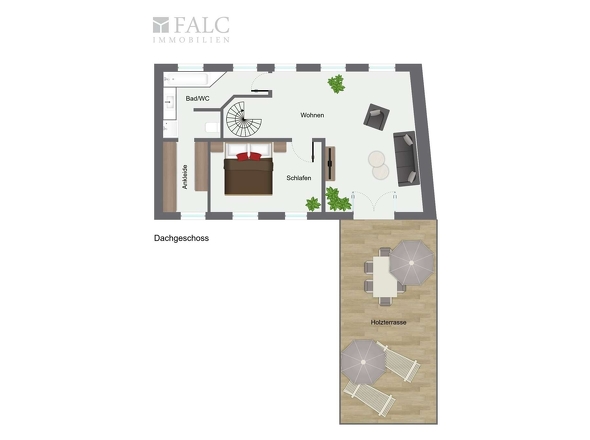 Mittelhaus 2.OG - Whg 1