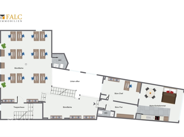 erstes Obergeschoss Gewerbe