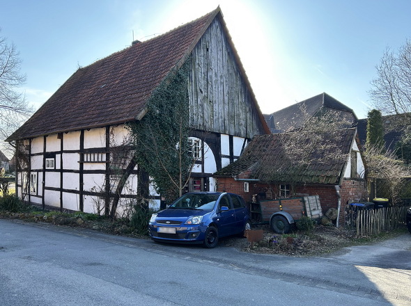 Ansicht Haus und Stallanbau