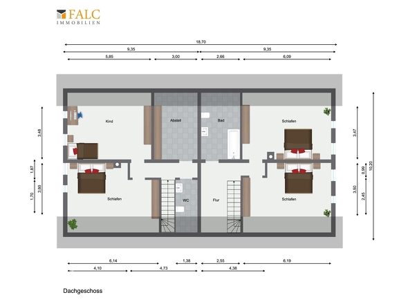 Grundriss Dachgeschoss