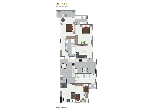 1. Obergeschoss Haupthaus