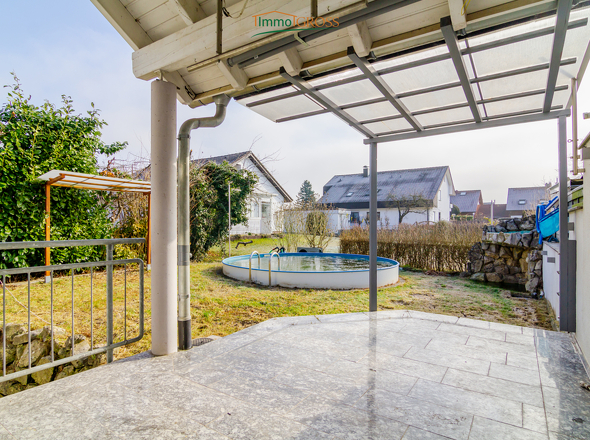 Blick auf den Garten