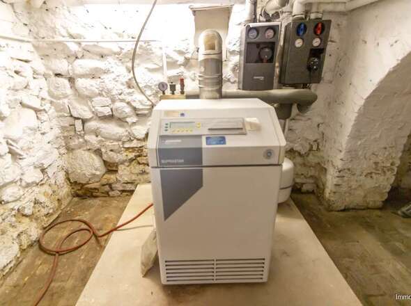 Gaszentralheizung im Keller