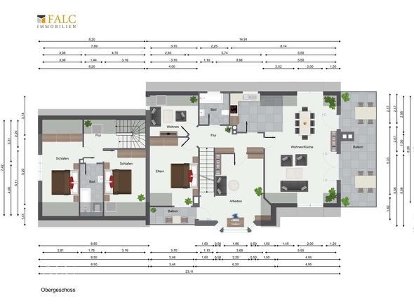 Grundriss Obergeschoss