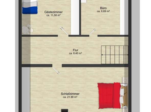 EFH Dachgeschoss unbemaßt