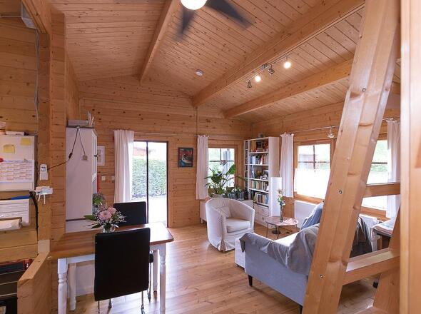 Blick Richtung Haustür