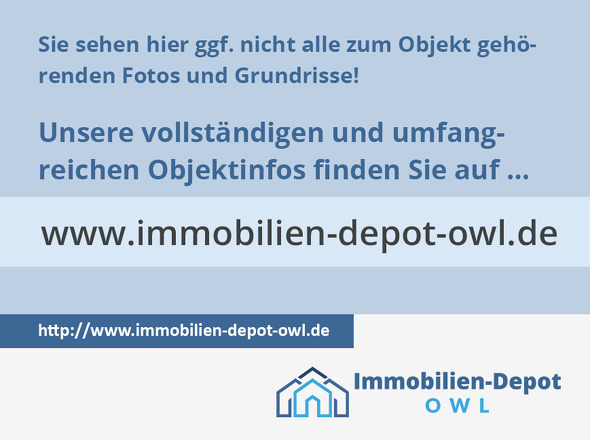 Weitere Fotos/Grundrisse auf www.immobilien-depot-owl.de