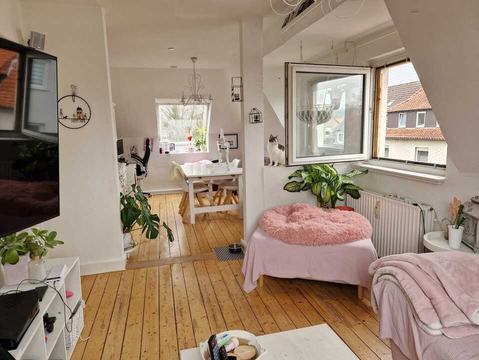 Wohnzimmer DG-Wohnung