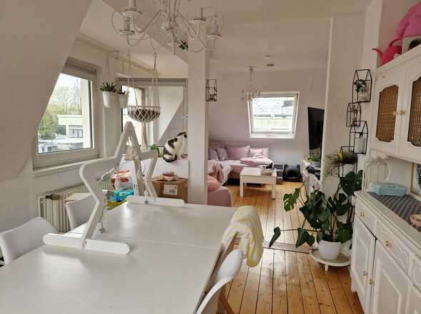 Wohnzimmer DG-Wohnung