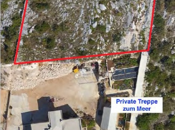 1. Reihe Grundstück liegt deutlich tiefer