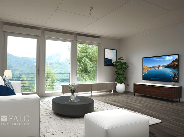 Einrichtungsbeispiel Wohnzimmer Obergeschoss