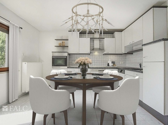 1.OG Küche digital möbliert