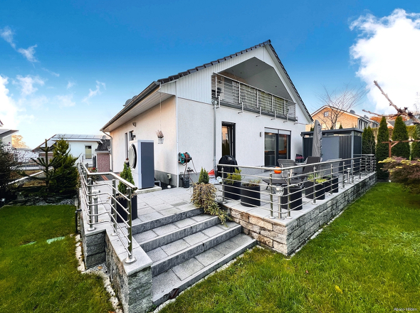 Hausansicht Gartenseite 