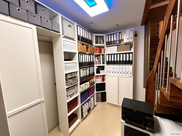 OG Arbeitszimmer im UG 